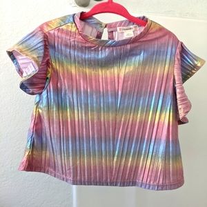 J crew rainbow shimmer shirt for Barbie Rainbow Brite girl 💕